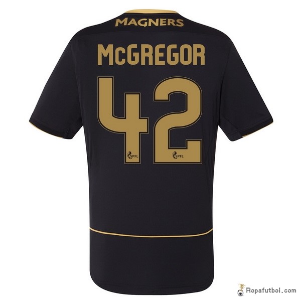 Camiseta Celtic Replica Segunda Ropa McGregor 2016/17 Negro